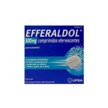 EFFERALGAN 500 MG 20 COMPRIMIDOS EFERVESCENTES