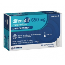 DIFENATIL 650 MG 20 COMPRIMIDOS